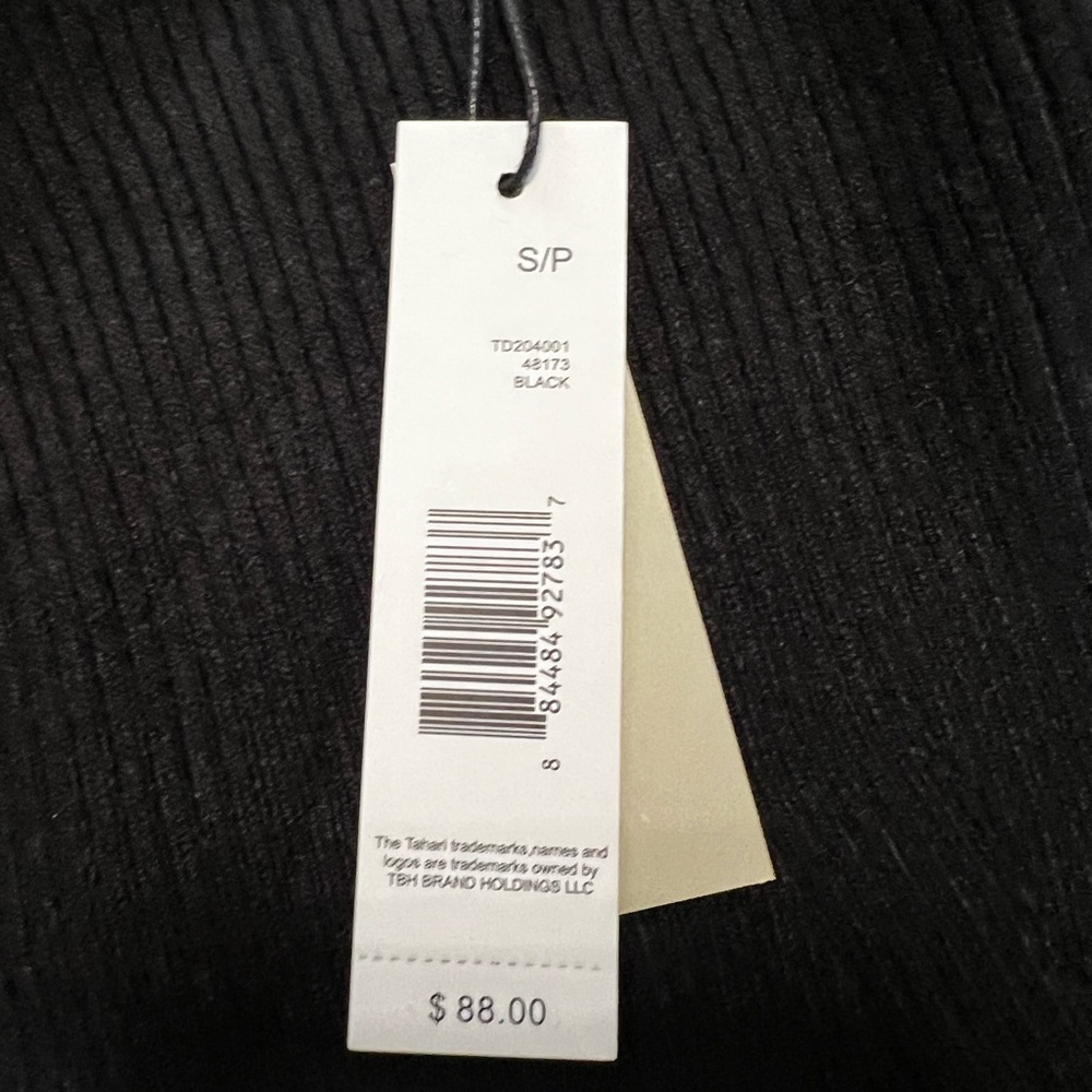 Tahari Ribbed Knit Sweater dress with bubble sleeves size S - Picture 2 of 6